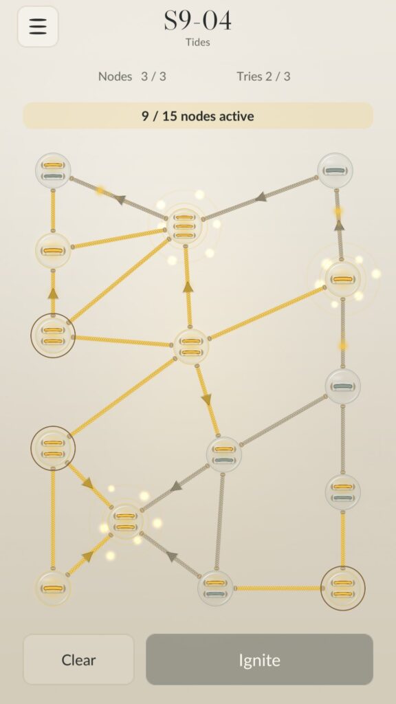 Light spreading through the network after Ignite